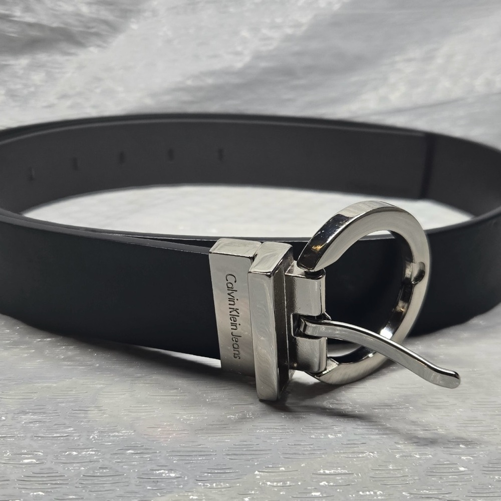 Calvin Klein Black Leather Belt